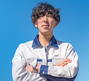 新人スタッフKさんの仕事風景